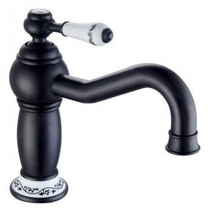 Cruz - black wash basin mixer