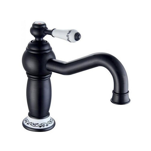 Cruz - black wash basin mixer