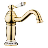 Dimas - gold wash basin mixer
