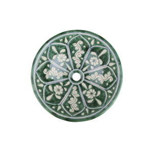 Baila- Green vessel sink