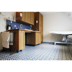Blackcurrant Zellige - dark blue zellige tiles