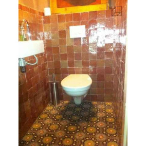 Chestnut Zellige - brown zellige tiles