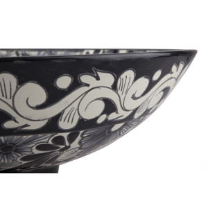 Serena  - Mexican black and white sink