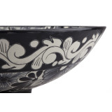 Serena  - Mexican black and white sink