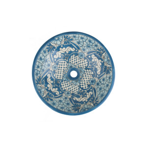 Lorena - Light blue Mexican sink