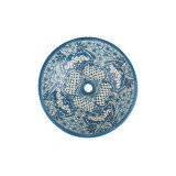Lorena - Light blue Mexican sink
