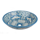 Lorena - Light blue Mexican sink
