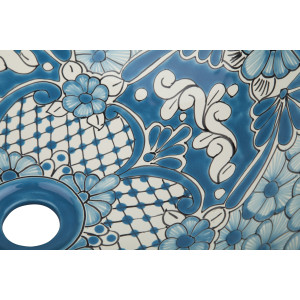 Lorena - Light blue Mexican sink
