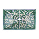 Baila - Green Mexican sink