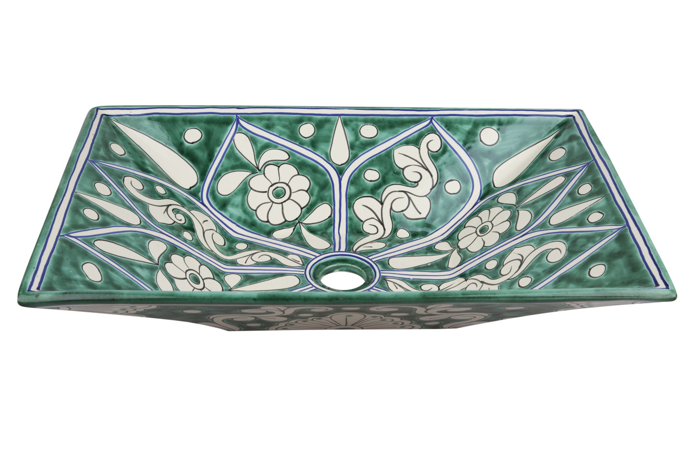Baila - Green Mexican sink