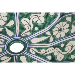 Baila - Green Mexican sink