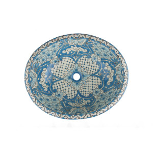 Lorena - Blue Mexican sink