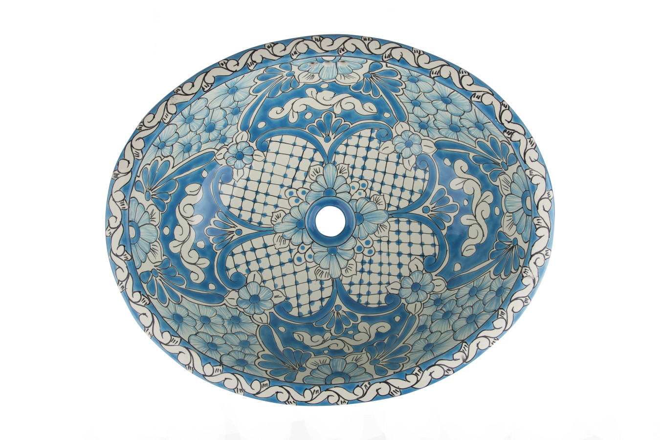 Lorena - Blue Mexican sink