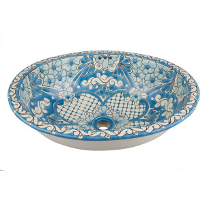 Lorena - Blue Mexican sink