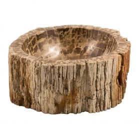 Halsten - spherical sink made of petrified wood