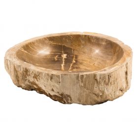 Sven - oval petrified wood sink