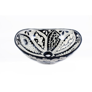 Atalaya - Mexican black and white sink
