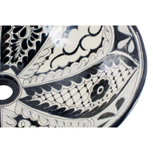 Atalaya - Mexican black and white sink