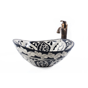 Atalaya - Mexican black and white sink