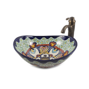 Juanetta - colorful vessel sink