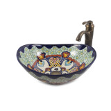 Juanetta - colorful vessel sink