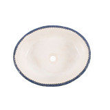 Kinga oval hand-formed sink
