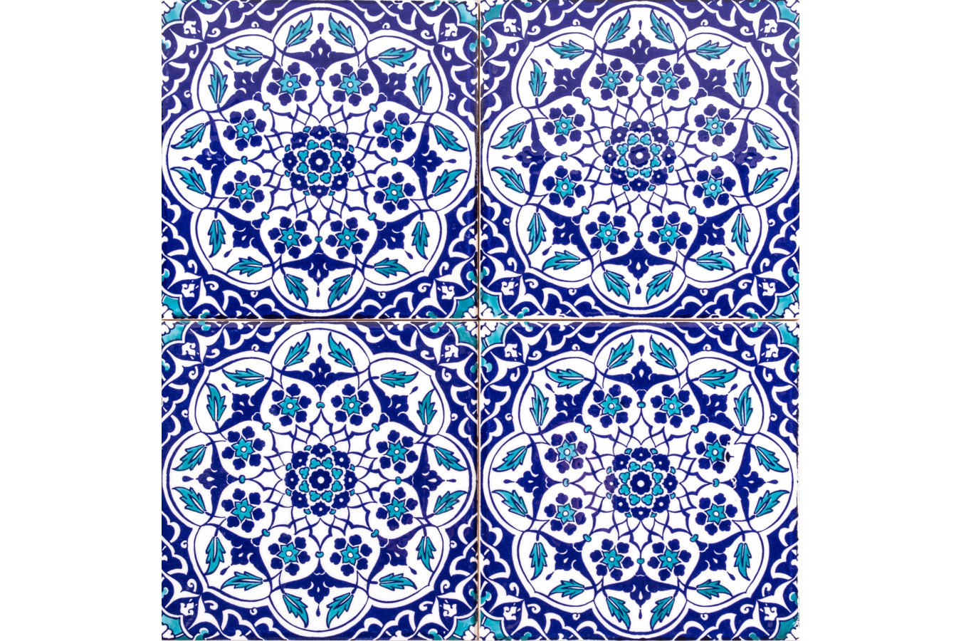 Taner - ceramic iznik tiles 20x20cm