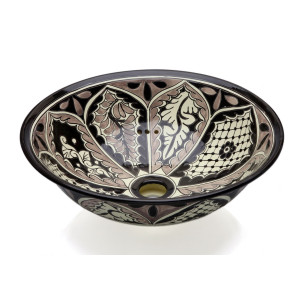 Atalaya - Black talavera sink