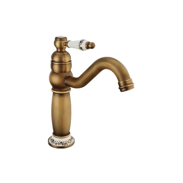 Clementine - brass wash basin mixer