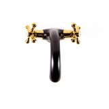 Penelope  - black retro wash basin mixer