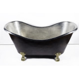 Vanessa - Nickel plated copper bathtub with legs