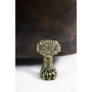 Vanessa - Nickel plated copper bathtub with legs