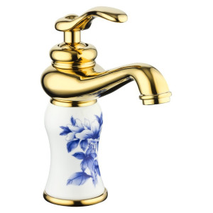 Gabel - gold wash basin mixer