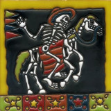 Cartrina mix - Calavera, Day of the dead Patchwork Mexican tiles