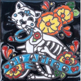 Cartrina mix - Calavera, Day of the dead Patchwork Mexican tiles
