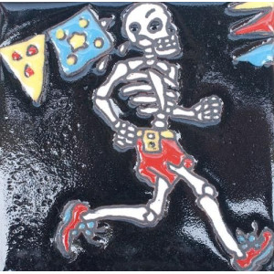 Cartrina mix - Calavera, Day of the dead Patchwork Mexican tiles
