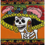 Cartrina mix - Calavera, Day of the dead Patchwork Mexican tiles