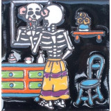 Cartrina mix - Calavera, Day of the dead Patchwork Mexican tiles
