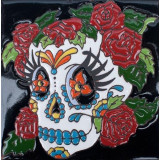 Cartrina mix - Calavera, Day of the dead Patchwork Mexican tiles