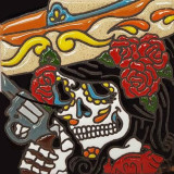 Cartrina mix - Calavera, Day of the dead Patchwork Mexican tiles