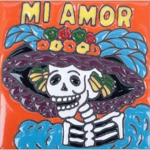 Muerte - Catrina Series - Talavera handmade tiles