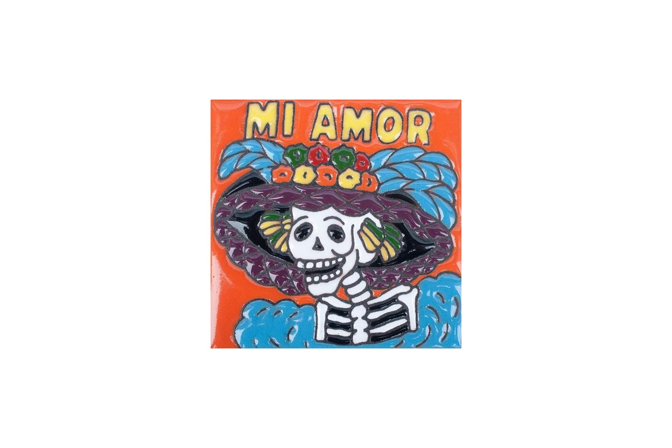 Muerte - Catrina Series - Talavera handmade tiles