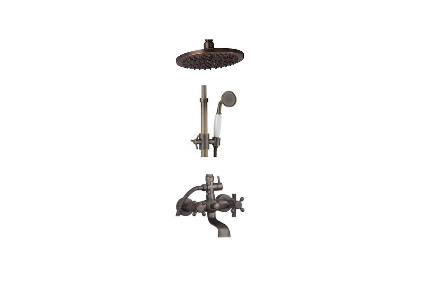 Orfeo - brass shower mixer