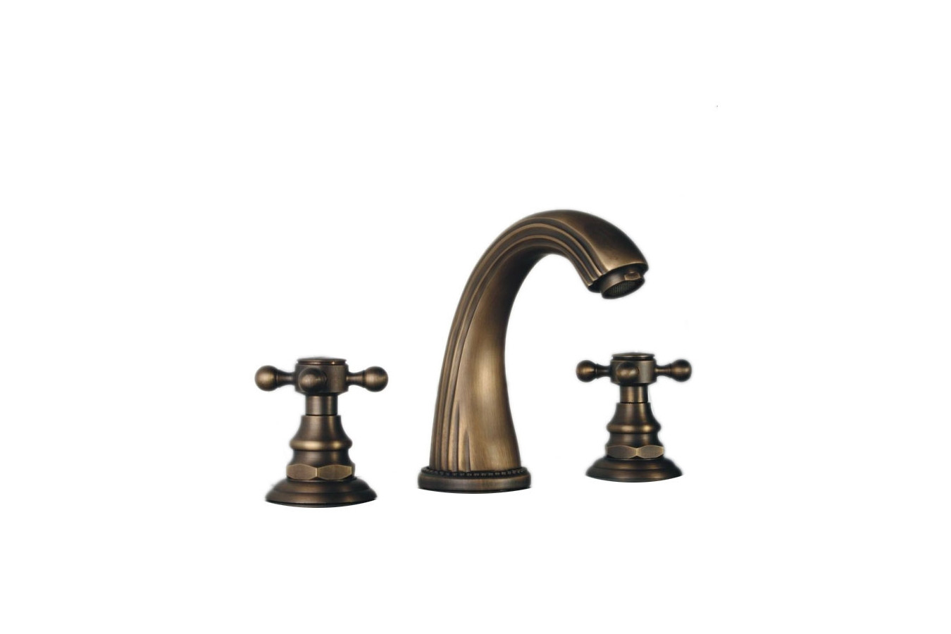 Paola - colonial style brass wash basin mixer