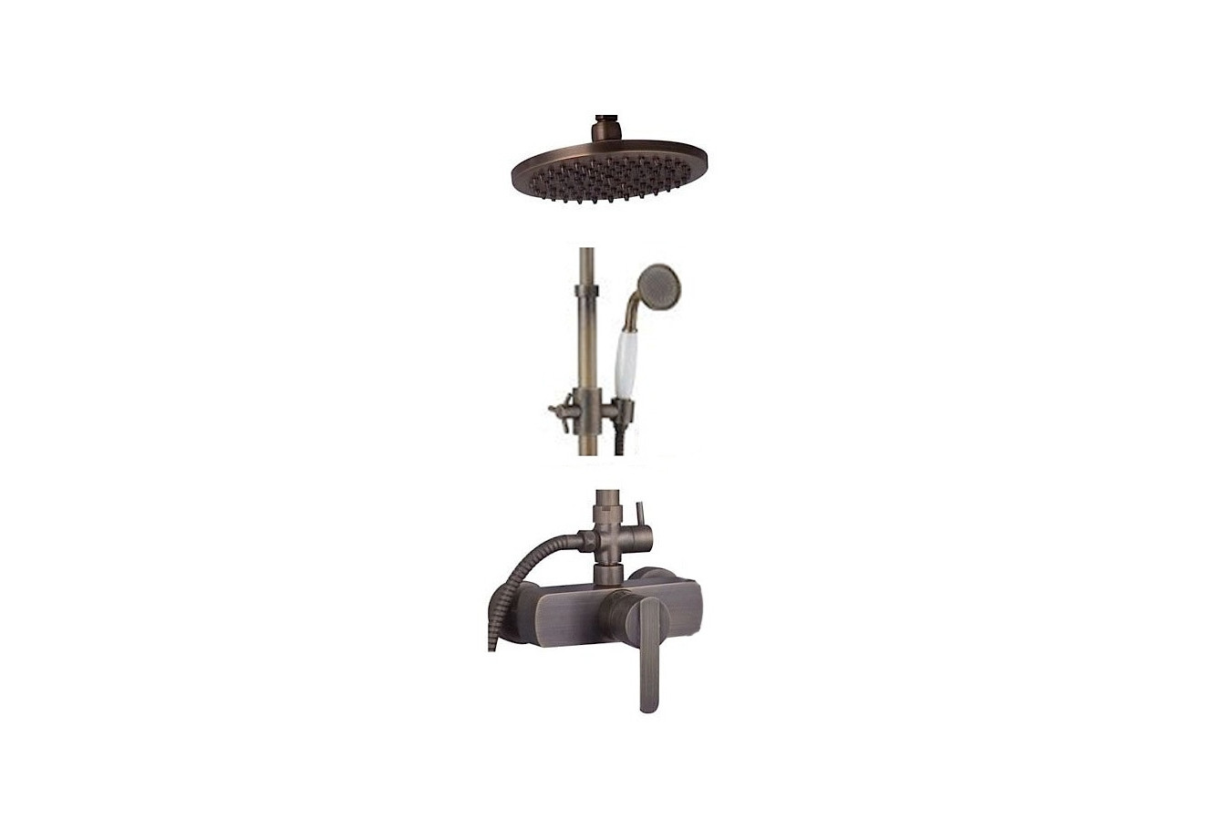 Alessandra White Handshower - shower mixer