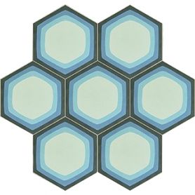 Mirdor - hexagonal cement tiles