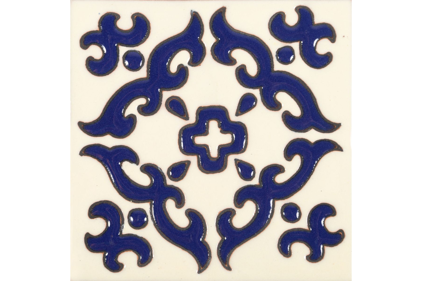 Enrica - Mexican tiles with relief - 30 pieces