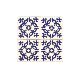 Enrica - Mexican tiles with relief - 30 pieces