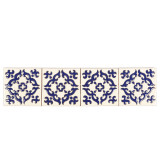 Enrica - Mexican tiles with relief - 30 pieces