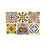 Sergio - mexican Talavera tiles patchwork - relief tiles